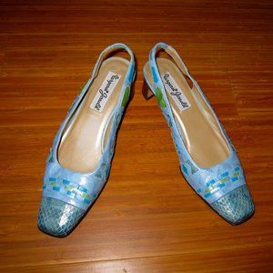 Margaret Jerrold Shoes Women's Vintage Blue